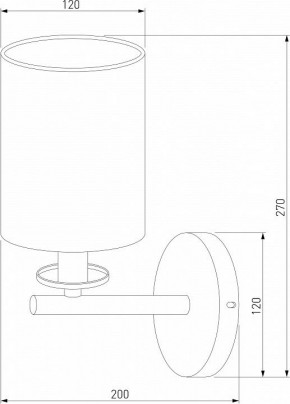 Бра Eurosvet Caprera 60146/1 латунь в Губкинском - gubkinskiy.mebel24.online | фото 3