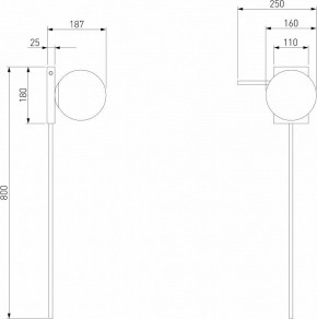 Бра Eurosvet Fredo 40033/1 латунь в Губкинском - gubkinskiy.mebel24.online | фото 3
