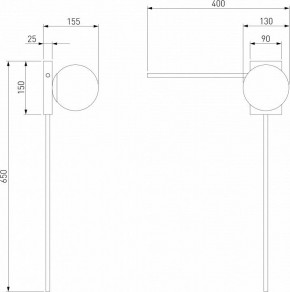 Бра Eurosvet Fredo 40034/1 латунь в Губкинском - gubkinskiy.mebel24.online | фото 4