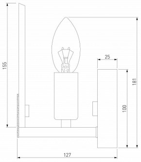 Бра Eurosvet Marble 60158/1 латунь в Губкинском - gubkinskiy.mebel24.online | фото 3