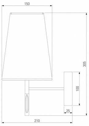Бра Eurosvet Milazzo 60137/1 хром в Губкинском - gubkinskiy.mebel24.online | фото 4
