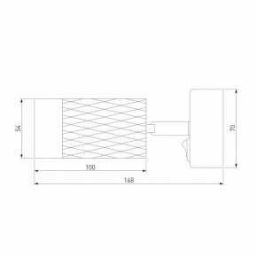 Бра Eurosvet Mizar 20088/1 белый/серебро в Губкинском - gubkinskiy.mebel24.online | фото 3