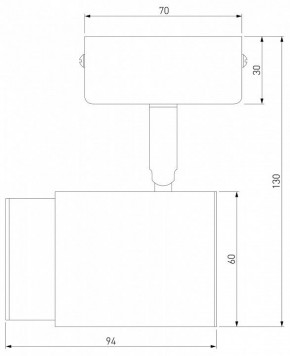 Бра Eurosvet Morgan 20124/1 белый/ хром в Губкинском - gubkinskiy.mebel24.online | фото 3