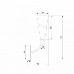 Бра Eurosvet Rhyton 60167/1 латунь в Губкинском - gubkinskiy.mebel24.online | фото 5