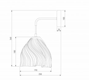 Бра Eurosvet Sinki 40075/1 белый в Губкинском - gubkinskiy.mebel24.online | фото 3