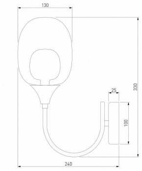 Бра Eurosvet Spritz 70218/1 латунь в Губкинском - gubkinskiy.mebel24.online | фото 4