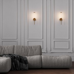 Бра Eurosvet Stark 50387 LED латунь в Губкинском - gubkinskiy.mebel24.online | фото 2