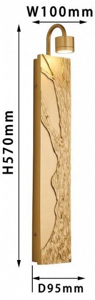 Бра Favourite Exemplum 4127-1W в Губкинском - gubkinskiy.mebel24.online | фото 3