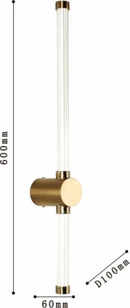 Бра Favourite Lignum 3057-1W в Губкинском - gubkinskiy.mebel24.online | фото 3