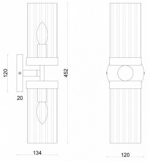 Бра Favourite Radiales 3099-2W в Губкинском - gubkinskiy.mebel24.online | фото 4