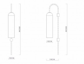 Бра Imperiumloft ARTICOLO float Wall 123132-22 в Губкинском - gubkinskiy.mebel24.online | фото 2