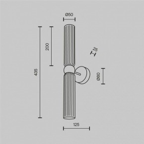 Бра Maytoni Antic MOD302WL-02GR1 в Губкинском - gubkinskiy.mebel24.online | фото 4