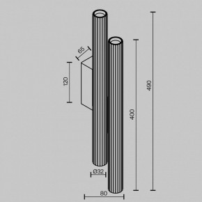 Бра Maytoni Calipso C082WL-24W2.7K-W в Губкинском - gubkinskiy.mebel24.online | фото 5