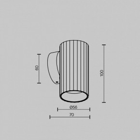 Бра Maytoni Calipso C106WL-01-GU10-W в Губкинском - gubkinskiy.mebel24.online | фото 5