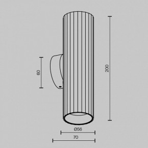 Бра Maytoni Calipso C106WL-02-GU10-BS в Губкинском - gubkinskiy.mebel24.online | фото 8