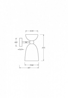 Бра Maytoni Cloches MOD113WL-01W в Губкинском - gubkinskiy.mebel24.online | фото 3