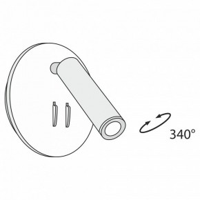Бра Maytoni Ios 176 C176-WL-01-6W-B в Губкинском - gubkinskiy.mebel24.online | фото 3