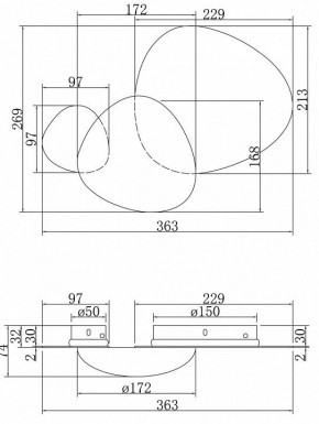 Бра Maytoni Jack-stone MOD314WL-L8G3K в Губкинском - gubkinskiy.mebel24.online | фото 5