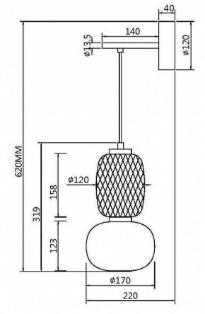 Бра Maytoni Pattern MOD267WL-L18G3K в Губкинском - gubkinskiy.mebel24.online | фото 4