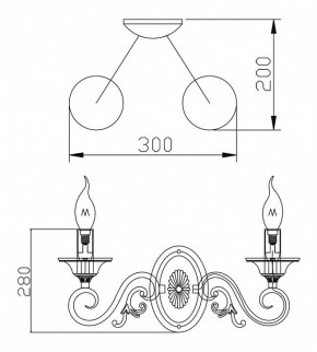 Бра Maytoni Perla ARM337-02-R в Губкинском - gubkinskiy.mebel24.online | фото 4