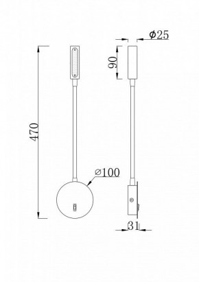Бра Maytoni Stem C035WL-L3W3K в Губкинском - gubkinskiy.mebel24.online | фото 6
