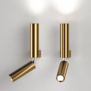 Бра с подсветкой Eurosvet Pitch 40020/1 LED латунь в Губкинском - gubkinskiy.mebel24.online | фото 2