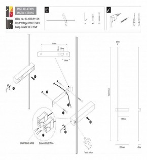 Бра ST-Luce Astente SL1589.111.01 в Губкинском - gubkinskiy.mebel24.online | фото 4