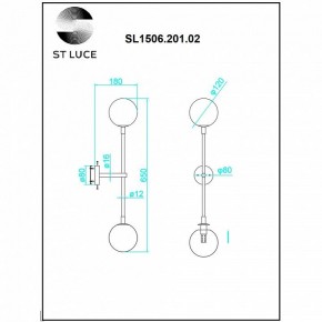 Бра ST-Luce Chieti SL1506.201.02 в Губкинском - gubkinskiy.mebel24.online | фото 5