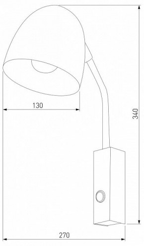 Бра TK Lighting Soho 4167 Soho Black в Губкинском - gubkinskiy.mebel24.online | фото 2