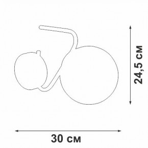 Бра Vitaluce V47150 V47150-8/1A в Губкинском - gubkinskiy.mebel24.online | фото 2
