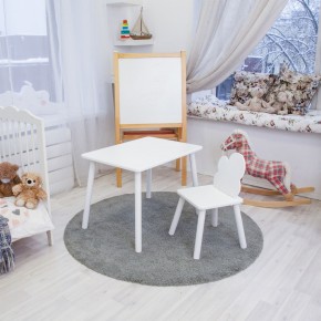 Детский комплект стол и стул «Облачко» Rolti Baby (белый/белый, массив березы/мдф) в Губкинском - gubkinskiy.mebel24.online | фото 2