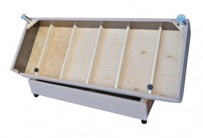 Диван-кровать Комфорт без подлокотников (4 подушки) BALTIC Grafit в Губкинском - gubkinskiy.mebel24.online | фото 13