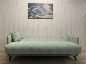 Диван Престиж-3 (НПБ) велюр Sensey mist green в Губкинском - gubkinskiy.mebel24.online | фото 3