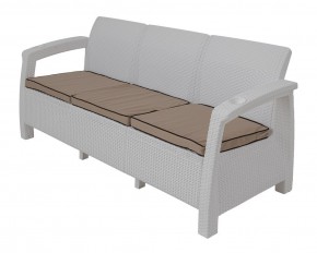 Диван Yalta Premium Sofa 3 Set (Ялта) белый (+подушки под спину) в Губкинском - gubkinskiy.mebel24.online | фото
