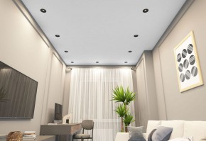 DK2120-BK Встраиваемый светильник, IP 20, 50 Вт, GU10, черный, алюминий в Губкинском - gubkinskiy.mebel24.online | фото 2