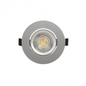 DK3020-CM Встраиваемый светильник, IP 20, 10 Вт, GU5.3, LED, серый, пластик в Губкинском - gubkinskiy.mebel24.online | фото 1