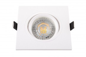 DK3021-WH Встраиваемый светильник, IP 20, 10 Вт, GU5.3, LED, белый, пластик в Губкинском - gubkinskiy.mebel24.online | фото 4