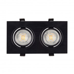 DK3022-BK Встраиваемый светильник, IP 20, 10 Вт, GU5.3, LED, черный, пластик в Губкинском - gubkinskiy.mebel24.online | фото 2