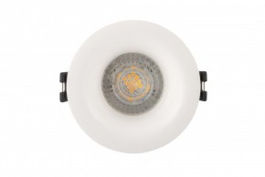 DK3024-WH Встраиваемый светильник, IP 20, 10 Вт, GU5.3, LED, белый, пластик в Губкинском - gubkinskiy.mebel24.online | фото 1