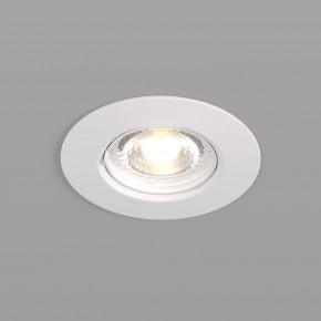 DK3028-WH Встраиваемый светильник, IP 20, 10 Вт, GU5.3, LED, белый, пластик в Губкинском - gubkinskiy.mebel24.online | фото 1