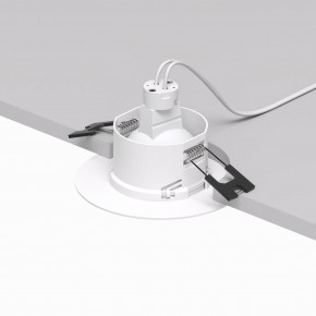 DK3028-WH Встраиваемый светильник, IP 20, 10 Вт, GU5.3, LED, белый, пластик в Губкинском - gubkinskiy.mebel24.online | фото 3