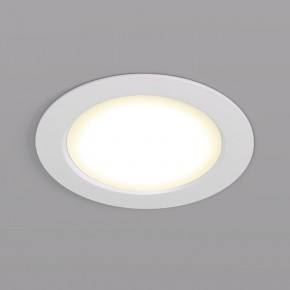 DK3048-WH Встраиваемый светильник, IP 20, 7Вт, LED, белый, пластик в Губкинском - gubkinskiy.mebel24.online | фото 1