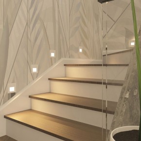 DK3050-WH Светильник встраиваемый в стену, IP 20, LED 3000, 1 Вт, белый, пластик в Губкинском - gubkinskiy.mebel24.online | фото 9
