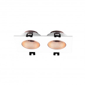 DK3072-WBR Встраиваемый светильник, IP 20, 10 Вт, GU5.3, LED, белый/бронзовый, пластик в Губкинском - gubkinskiy.mebel24.online | фото 2
