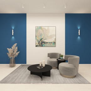 DK5022-WH Настенный светильник, IP20, до 15 Вт, LED, 2xGU10, белый, алюминий в Губкинском - gubkinskiy.mebel24.online | фото 3