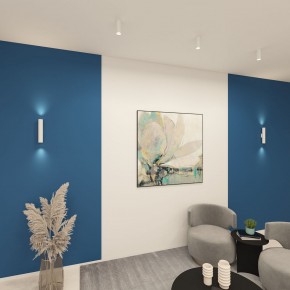 DK5022-WH Настенный светильник, IP20, до 15 Вт, LED, 2xGU10, белый, алюминий в Губкинском - gubkinskiy.mebel24.online | фото 4