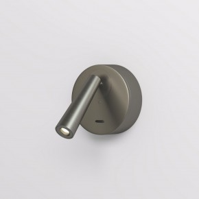 DK5072-DN Бра SHINE WALL со светодиодом, D104*H68, IP20, 3000К, 3W, RA?90, темный никель, алюминий в Губкинском - gubkinskiy.mebel24.online | фото 2