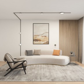 DK5072-DN Бра SHINE WALL со светодиодом, D104*H68, IP20, 3000К, 3W, RA?90, темный никель, алюминий в Губкинском - gubkinskiy.mebel24.online | фото 5