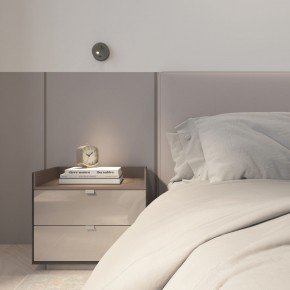 DK5072-DN Бра SHINE WALL со светодиодом, D104*H68, IP20, 3000К, 3W, RA?90, темный никель, алюминий в Губкинском - gubkinskiy.mebel24.online | фото 9