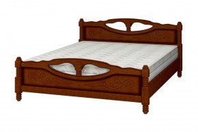 ЕЛЕНА-4 Кровать из массива (орех) в Губкинском - gubkinskiy.mebel24.online | фото 2